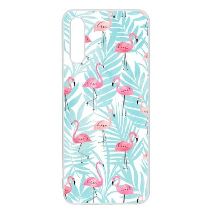 Flamingo Pálmafa nyár Samsung Galaxy A50 átlátszó tok