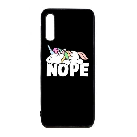 NOPE unikornis unicorn egyszarvú Samsung Galaxy A50 fekete tok