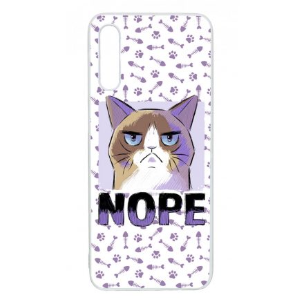 NOPE Cat Antisocial Antiszocialis Meno Trendi Samsung Galaxy A50 tok