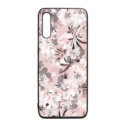 Puderpink tavaszi viragos Samsung Galaxy A50 tok