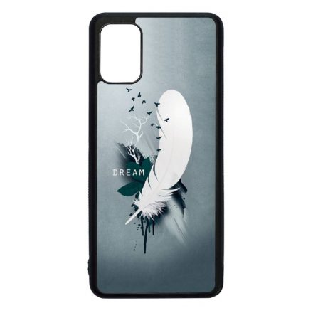 Dream - Álom - Feather, Tollas ajándék nőknek valentin napra Samsung Galaxy A51 fekete tok