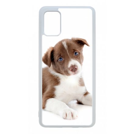 Édes Border Collie kölyök kutyus Samsung Galaxy A51 tok