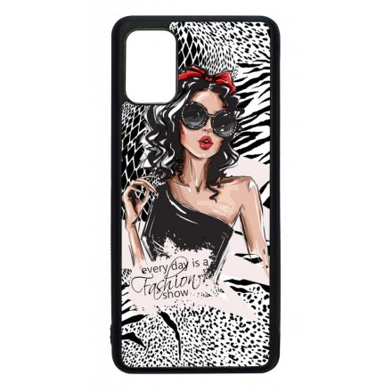 Fashion Show Girl Wild Beauty Animal Fashion Csajos Allat mintas Samsung Galaxy A51 tok