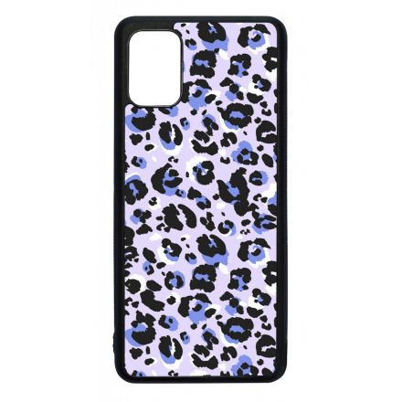 Purple Leopard Wild Beauty Animal Fashion Csajos Allat mintas Samsung Galaxy A51 tok