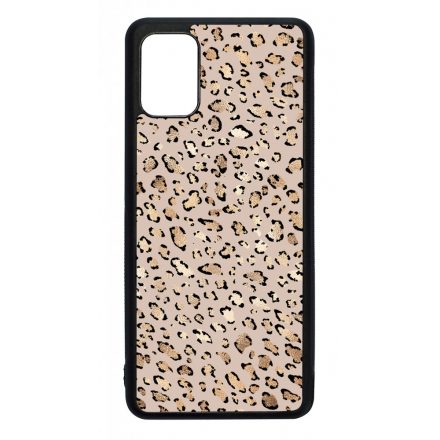 Rose Gold Leopard Wild Beauty Animal Fashion Csajos Allat mintas Samsung Galaxy A51 tok