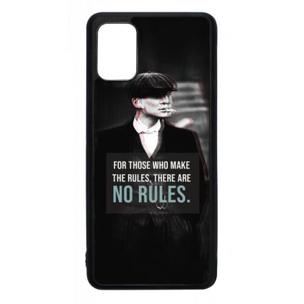 Tommy Shelby No rules idezet peaky blinders Samsung Galaxy A51 tok