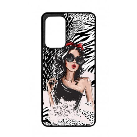 Fashion Show Girl Wild Beauty Animal Fashion Csajos Allat mintas Samsung Galaxy A52 tok