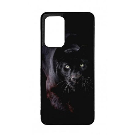 Black Panther Fekete Parduc Wild Beauty Animal Fashion Csajos Allat mintas Samsung Galaxy A52 tok