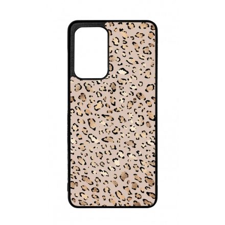 Rose Gold Leopard Wild Beauty Animal Fashion Csajos Allat mintas Samsung Galaxy A52 tok