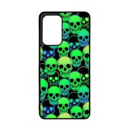 Green Skulls - Halloween Samsung Galaxy A52 tok