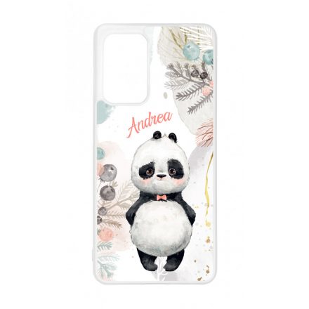 Édes kis Panda - Téli mintás Samsung Galaxy A52 tok