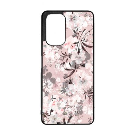 Puderpink tavaszi viragos Samsung Galaxy A52 tok