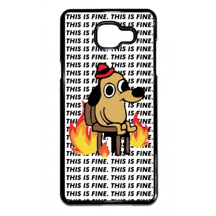 This is fine DOG kutyas meme Samsung Galaxy A5 (2016) tok