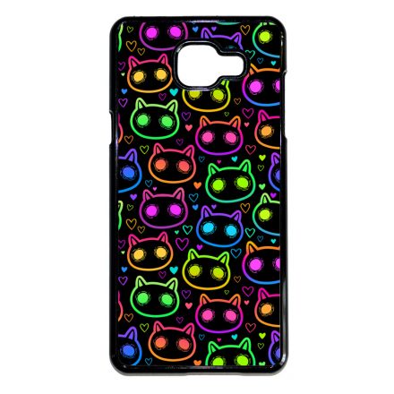 Halloween Macskak - Colored Samsung Galaxy A5 2016 tok