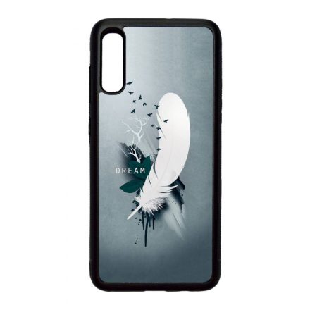 Dream - Álom - Feather, Tollas ajándék nőknek valentin napra Samsung Galaxy A70 fekete tok