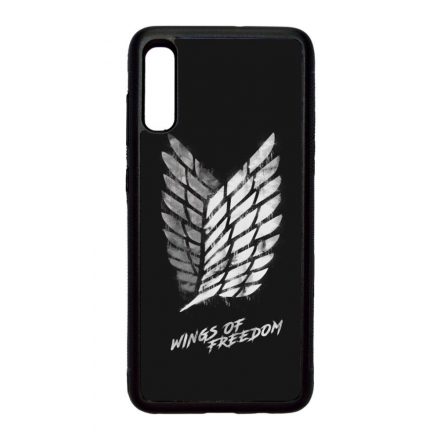 Wings of freedom Attack on titan aot Samsung Galaxy A70 fekete tok