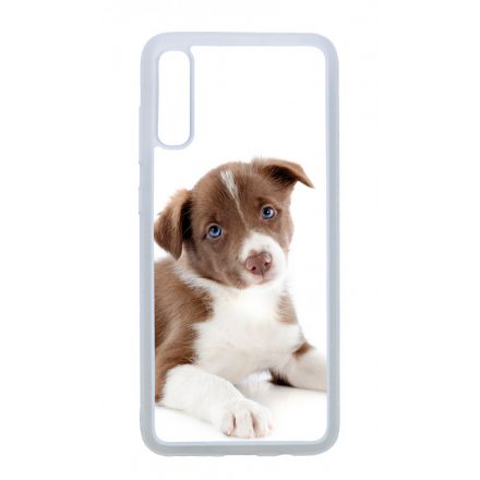 Édes Border Collie kölyök kutyus Samsung Galaxy A70 tok