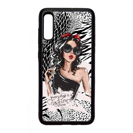 Fashion Show Girl Wild Beauty Animal Fashion Csajos Allat mintas Samsung Galaxy A70 tok