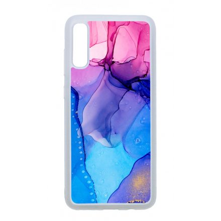 Blue Pink Gradient Ink kek rozsaszin marvanyos Samsung Galaxy A70 tok