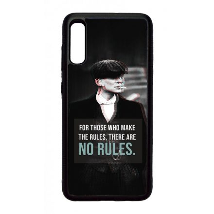 Tommy Shelby No rules idezet peaky blinders Samsung Galaxy A70 tok