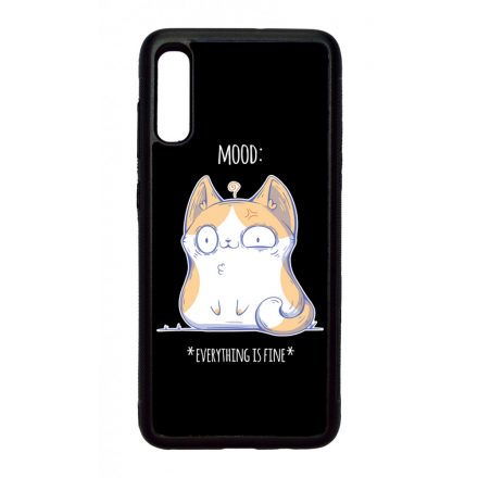 Cat Mood cicas macskas this is fine Samsung Galaxy A70 tok