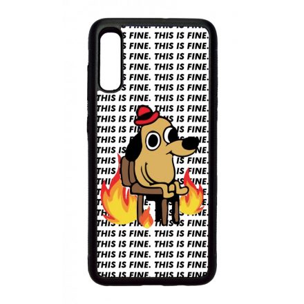 This is fine DOG kutyas meme Samsung Galaxy A70 tok