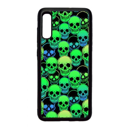 Green Skulls - Halloween Samsung Galaxy A70 tok