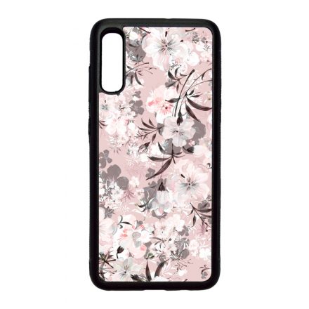 Puderpink tavaszi viragos Samsung Galaxy A70 tok