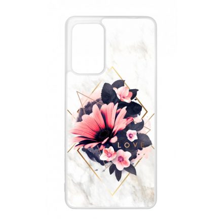 Marble Love marvany mintas viragos ajándék nőknek valentin napra Samsung Galaxy A72 tok