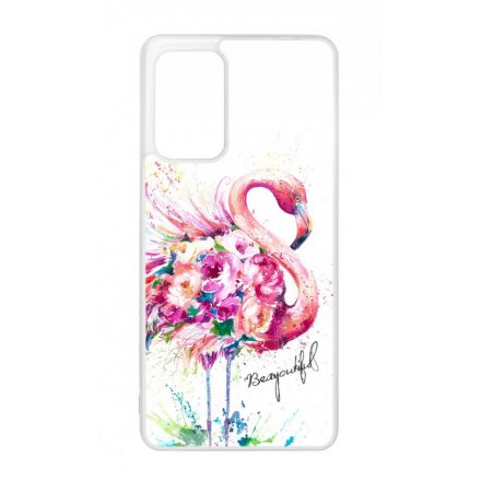 Álomszép Flamingo tropical summer nyári Samsung Galaxy A72 tok