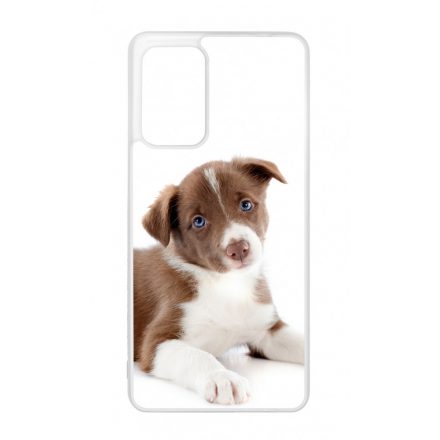 Édes Border Collie kölyök kutyus Samsung Galaxy A72 tok