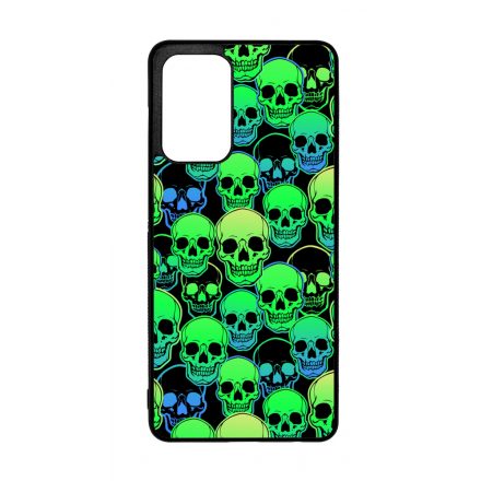 Green Skulls - Halloween Samsung Galaxy A72 tok