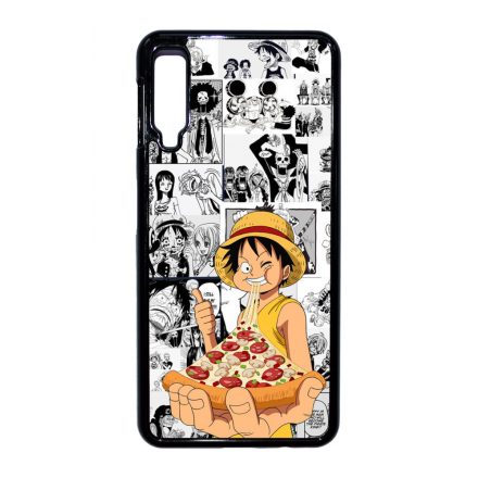 Monkey D Luffy Pizza - One Piece Samsung Galaxy A7 (2018) tok