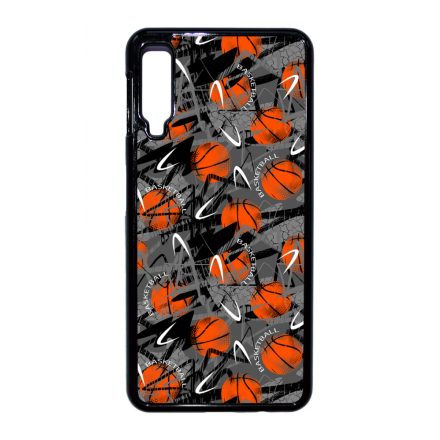 Grunge Basketball Kosarlabda mintas Samsung Galaxy A7 (2018) tok