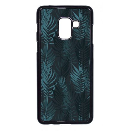 Dark Tropical - Nyári trópusi mintás Samsung Galaxy A8 (2018) tok