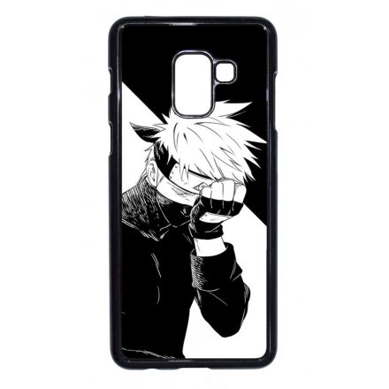 Kakashi Black & White - naruto anime Samsung Galaxy A8 (2018) tok