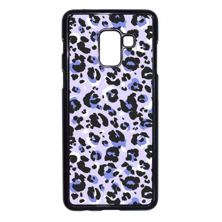 Purple Leopard Wild Beauty Animal Fashion Csajos Allat mintas Samsung Galaxy A8 (2018) tok