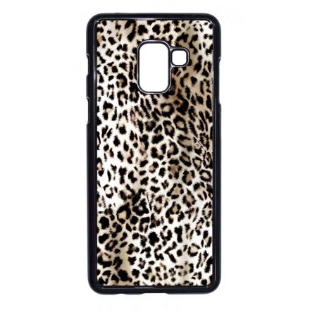 Natural Leopard Wild Beauty Animal Fashion Csajos Allat mintas Samsung Galaxy A8 (2018) tok