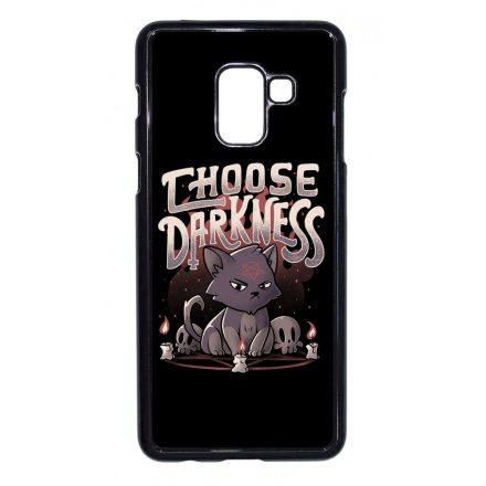 Choose darkness Antisocial Antiszocialis Meno Trendi Samsung Galaxy A8 (2018) tok