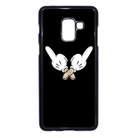 Anti social Mickey Antisocial Antiszocialis Meno Trendi Samsung Galaxy A8 (2018) tok