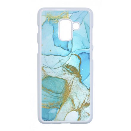 Ocean Blue Gold marvanyos marvany mintas Samsung Galaxy A8 (2018) tok