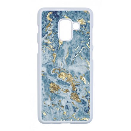 Blue Gold marvanyos marvany mintas Samsung Galaxy A8 (2018) tok