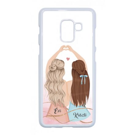 kerd a neveddel BFF Heart Best Friends forever legjobb baratnos Samsung Galaxy A8 (2018) tok