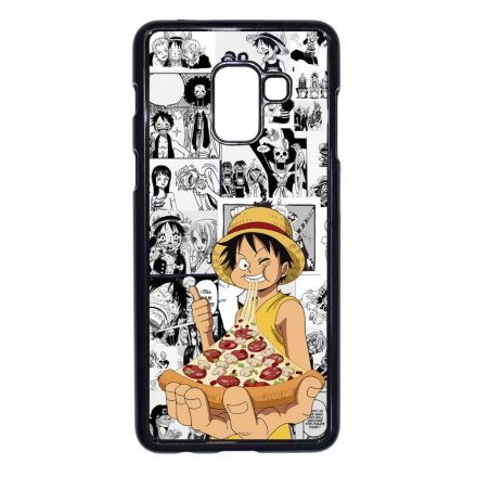 Monkey D Luffy Pizza - One Piece Samsung Galaxy A8 (2018) tok