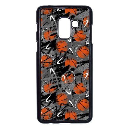 Grunge Basketball Kosarlabda mintas Samsung Galaxy A8 (2018) tok