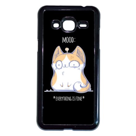 Cat Mood cicas macskas this is fine Samsung Galaxy J3 2015-2016 tok