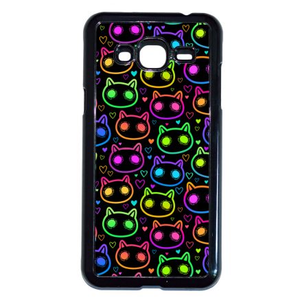 Halloween Macskak - Colored Samsung Galaxy J3 2015-2016 tok