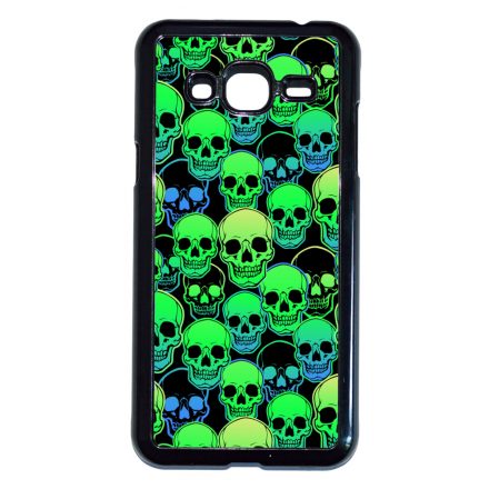 Green Skulls - Halloween Samsung Galaxy J3 2015-2016 tok