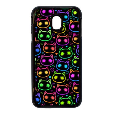 Halloween Macskak - Colored Samsung Galaxy J5 (2017) tok