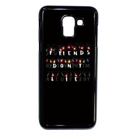 Friends dont lie - stranger things Samsung Galaxy J6 (2018) fekete tok